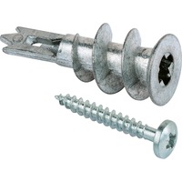 fischer GKM 27 100 pezzo(i) 3,1 cm argento, Blocco di gesso, Metallo, Argento, PZ2, 3,1 cm, 3,5 cm