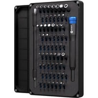 iFixit EU145299 punta per cacciavite 64 pezzo(i), Set di bit Nero, 64 pezzo(i), Piatto, Esadecimale (metrico), JIS B 1012, Giradadi, Pentalobo, Phillips, Robertson, Torx di..., PH 0,PH 00,PH 000,PH 1,PH 2, 1,1.5,2,2.5,3,4 mm, T2,T3,T4,T5, TR10,TR15,TR20,TR25,TR6,TR7,TR8,TR9