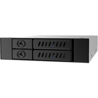 Chieftec CMR-225 pannello drive bay Pannello portante Nero, Telaio di montaggio Nero, Pannello portante, Nero, Metallo, 9.5 mm, HDD, 112 mm
