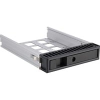 ICY BOX Carrier IB-129SSK-B Custodia per Disco Rigido (HDD) Alluminio, Nero 2.5/3.5", Inquadramento Nero, Custodia per Disco Rigido (HDD), 2.5/3.5", SAS, SATA, 6 Gbit/s, Hot-swap, Alluminio, Nero