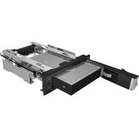 ICY BOX IB-166SSK-B Custodia per Disco Rigido (HDD) Nero 3.5", Inquadramento Nero, Custodia per Disco Rigido (HDD), 3.5", SAS, Serial ATA III, Hot-swap, Nero