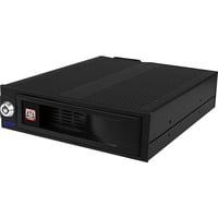 ICY BOX IB-170SK-B 13,3 cm (5.25") Vassoio per unità di memorizzazione Nero, Inquadramento Nero, 13,3 cm (5.25"), Vassoio per unità di memorizzazione, 3.5", SATA, Seriale ATA II, Serial ATA III, 3.5", Nero