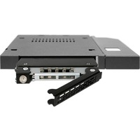 Icy Dock MB411SKO-B ricambio per notebook, Telaio di montaggio Nero, Nero, Metallo, 128 mm, 130 mm, 12,7 mm, 215 g