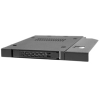 Icy Dock MB411SPO-B pannello drive bay Nero, Inquadramento Nero, 2.5", SATA, Serial Attached SCSI (SAS), Nero, Metallo, 6 Gbit/s, HDD, SSD
