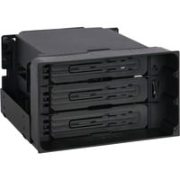 Icy Dock MB830SP-B contenitore di unità di archiviazione Box esterno HDD Nero 3.5", Inquadramento Nero, Box esterno HDD, 3.5", SAS, SATA, 6 Gbit/s, Hot-swap, Nero