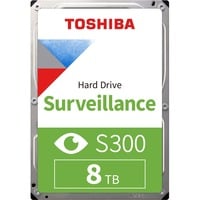 Toshiba S300 Surveillance 3.5" 8000 GB Serial ATA III, Hard-disk 3.5", 8000 GB, 7200 Giri/min, Bulk