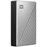 WD My Passport Ultra for Mac disco rigido esterno 5000 GB Argento, Hard-disk argento/Nero, 5000 GB, 3.2 Gen 1 (3.1 Gen 1), Argento