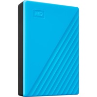 WD My Passport disco rigido esterno 4000 GB Blu, Hard-disk blu, 4000 GB, 3.2 Gen 1 (3.1 Gen 1), Blu