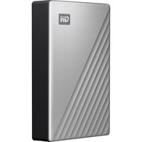 WD WDBPMV0040BSL-WESN disco rigido esterno 4000 GB Argento, Hard-disk argento/Nero, 4000 GB, 3.2 Gen 1 (3.1 Gen 1), Argento