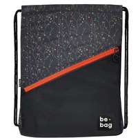 be bag be.bag be.daily zaino Borsa con chiusura a cordoncino Nero, Rosso Poliestere Nero, Ragazza, Poliestere