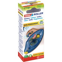 tesa Roller Nastro adesivo blu/trasparente, Secco, Nastro adesivo, 1 pz, 8,4 mm, 8,5 m