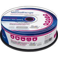 MediaRange 24x CD-R 52x 700 MB 25 pezzo(i) CD-R, 700 MB, 25 pezzo(i), 120 mm, 80 min, 52x