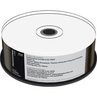 MediaRange 50GB, BD-R DL, 25 pack 25 pz, Dischi Blu-ray BD-R DL, 25 pack, 50 GB, BD-R DL, Scatola per torte, 25 pz