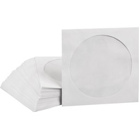 BOX62 custodia CD/DVD Custodia a tasca 1 dischi Bianco