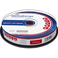 MediaRange MR235 CD vergine CD-RW 700 MB 10 pz, CD supporti vergine 12x, CD-RW, 700 MB, Scatola per torte, 10 pz