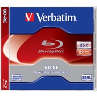 Verbatim 43615 disco vergine Blu-Ray BD-RE 25 GB 5 pz 25 GB, BD-RE, Portagioielli, 5 pz, Vendita al dettaglio