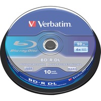 Verbatim 43746 disco vergine Blu-Ray BD-R 50 GB 10 pz, Dischi Blu-ray 50 GB, BD-R, Fuso, 10 pz, Vendita al dettaglio