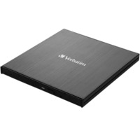 Verbatim 43889 lettore di disco ottico Blu-Ray RW Nero, masterizzatore Blu-ray esterno Nero, Nero, Vassoio, Desktop/Notebook, Blu-Ray RW, USB 3.1 Gen 1, BD, BD-R, BD-R DL, CD, DVD