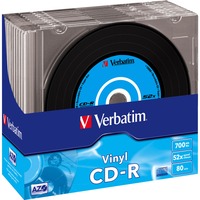 Verbatim CD-R AZO Data Vinyl 700 MB 10 pz 52x, CD-R, 700 MB, 10 pz