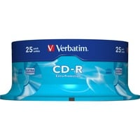 Verbatim CD-R Extra Protection 700 MB 52x 25 pz, CD supporti vergine 52x, CD-R, 700 MB, Fuso, 25 pz