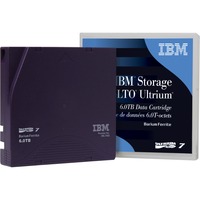 IBM LTO Ultrium 7 Data Cartridge Nastro dati vuoto 6000 GB Nero, Nastro dati vuoto, LTO, 6000 GB, 15000 GB, LTO Ultrium 7, 2,5:1
