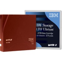 IBM LTO Ultrium 8 Disco di archiviazione Cartuccia a nastro 12000 GB rosso scuro, Disco di archiviazione, Cartuccia a nastro, 2.5:1, LTO, CE, 12000 GB
