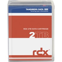 Tandberg 8731-RDX supporto di archiviazione di backup Cartuccia RDX 2000 GB Cartuccia RDX, RDX, 2000 GB, 15 ms, Nero, 550000 h