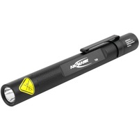 Ansmann Future T120 Nero Penna con torcia LED Nero, Penna con torcia, Nero, Alluminio, Pulsanti, IP54, LED