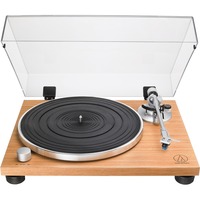 Audio-Technica AT-LPW30TK Giradischi con trasmissione a cinghia Legno marrone, Giradischi con trasmissione a cinghia, Manuale, Legno, Alluminio, 33 1/3,45 Giri/min, 115/230V AC, 60/50 Hz