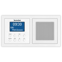 TechniSat DigitRadio Up 1 bianco, Digitale, DAB+,FM, Montabile a parete, Bianco, 2 W, Digitale
