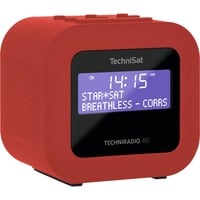 TechniSat TECHNIRADIO 40 Personale Digitale Rosso rosso, Personale, Digitale, DAB+,FM, 87.5 - 108 MHz, 174 - 240 MHz, 1,2 W