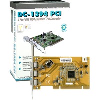 Dawicontrol DC-1394 PCI FireWire Controller scheda di interfaccia e adattatore PCI, TI 43AB23, 100 Mbit/s, PC, Cablato, Windows 2003/Vista/2000/XP, Vendita al dettaglio
