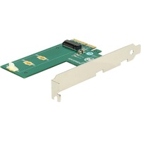 DeLOCK 89561 scheda di interfaccia e adattatore Interno M.2, Controllore PCIe, M.2, PCIe 3.0, Verde, Bianco, 39 Gbit/s, Scatola