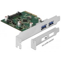DeLOCK 90298 scheda di interfaccia e adattatore Interno USB 3.2 Gen 1 (3.1 Gen 1), Controller USB PCIe, USB 3.2 Gen 1 (3.1 Gen 1), PCIe 3.0, Cina, Asmedia ASM3142, 10 Gbit/s