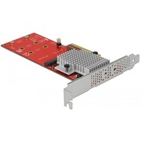 DeLOCK 90305 scheda di interfaccia e adattatore Interno M.2 PCIe, M.2, A basso profilo, PCIe 3.0, Asmedia ASM2824, 32 Gbit/s