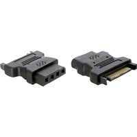 DeLOCK Adapter Power - IDE drive > 4 Pin SATA 15 p IDE 4p Nero, Adattatore Nero, SATA 15 p, IDE 4p, Nero