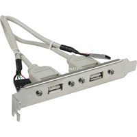 AK 300301 002 E cavo USB 0,25 m USB A IDC Beige, Staffa slot AK 300301 002 E cavo USB 0,25 m USB A IDC Beige, Staffa slot