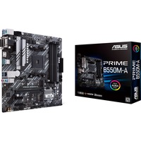 ASUS PRIME B550M-A AMD B550 Socket AM4 micro ATX AMD, Socket AM4, 3rd Generation AMD Ryzen™ 3, 3rd Generation AMD Ryzen 5, 3rd Generation AMD Ryzen™ 7, 3rd..., DDR4-SDRAM, 128 GB, DIMM