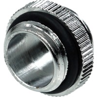 Alphacool 17035 parte e accessorio del sistema di raffreddamento del computer Guarnizione, Parti di ricambio cromo, Guarnizione, Ottone, Cromo, 1/4", 4 mm, 1,8 cm