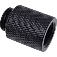 Alphacool 17256 parte e accessorio del sistema di raffreddamento del computer, Estensione Nero, Ottone, Nero, 18 mm, 18 mm, 20 mm, 100 g