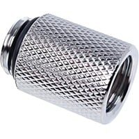 Alphacool 17257 parte e accessorio del sistema di raffreddamento del computer, Estensione cromo, Nichel, Argento, 1/4", Maschio/Femmina, 18 mm, 20 mm, 18 mm