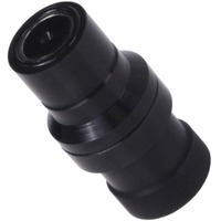 Alphacool 17461 parte e accessorio del sistema di raffreddamento del computer Guarnizione, Frizione Nero, Guarnizione, Ottone, Nero, 1/4", 40 mm, 2,1 cm