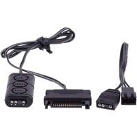 Alphacool Aurora Eiscontrol Nero, Controllore Nero, Nero, 2x 3-Pin, 18 g