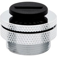 Corsair CX-9055017-WW parte e accessorio del sistema di raffreddamento del computer Guarnizione, Tappo cromo, Guarnizione, Ottone, Cromo, 1/4", Liquido