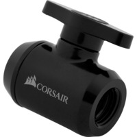 Corsair CX-9055019-WW parte e accessorio del sistema di raffreddamento del computer Guarnizione, Valvola Nero, Guarnizione, Ottone, Nero, 1/4", Liquido