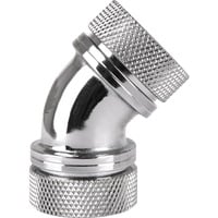Thermaltake CL-W098-CA00SL-A parte e accessorio del sistema di raffreddamento del computer Tubo, Adattatore argento, Tubo, Cromo, 1/4", Tt LCS, 46 mm, 36,6 mm
