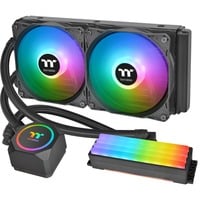Thermaltake Floe RC240 Raffreddatore di liquidi tutto in uno Nero, Raffreddamento ad acqua Nero, Raffreddatore di liquidi tutto in uno, 59,28 pdc/min, Nero