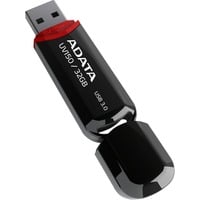 ADATA AUV150-32G-RBK unità flash USB 32 GB USB tipo A 3.2 Gen 1 (3.1 Gen 1) Nero, Chiavetta USB Nero, 32 GB, USB tipo A, 3.2 Gen 1 (3.1 Gen 1), 90 MB/s, Cuffia, Nero