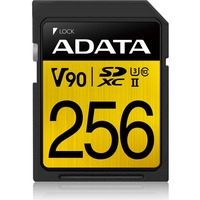 ADATA Premier ONE V90 256 GB SDXC UHS-II Classe 10, Scheda di memoria 256 GB, SDXC, Classe 10, UHS-II, 275 MB/s, 155 MB/s