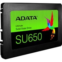 ADATA SU650 480 GB 2.5" Serial ATA III SLC, Disco a stato solido Nero, 480 GB, 2.5", 520 MB/s, 6 Gbit/s